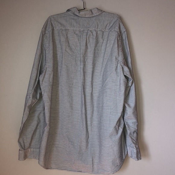 American Eagle Dress Shirt Mens XLT Slim Fit Stripe Button Down - Picture 7 of 9